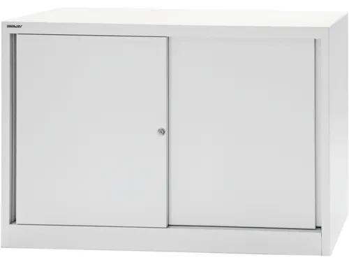 schuifdeurkast,HxBxD 839x1200x430mm,1xStalen bodem,2 OH