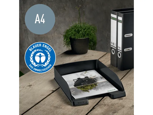 Brievenbak Leitz 5227 Recycle A4 zwart