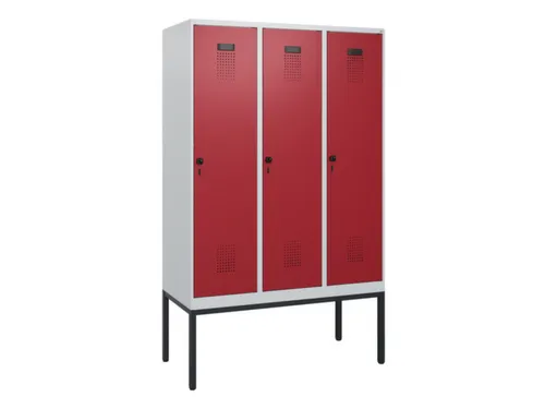 schoollocker,HxBxD 1950x1200x500mm,3vak,vak B 400mm,draaigrendel