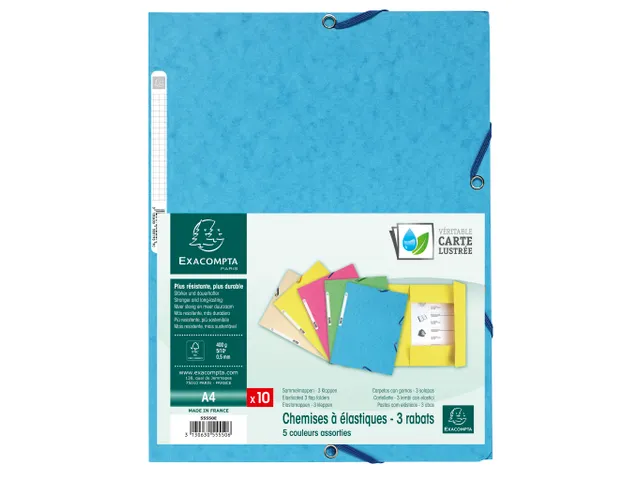 Elastomap Nature Future A4, 400 g/m², assorti karton
