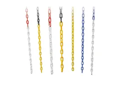 Reflexim ketting voor zoneafbakening, L 25 m, rood/wit, per stuk