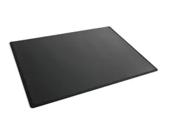 Schrijfonderlegger Zwart 530x400 mm met transparant afdekvel PP