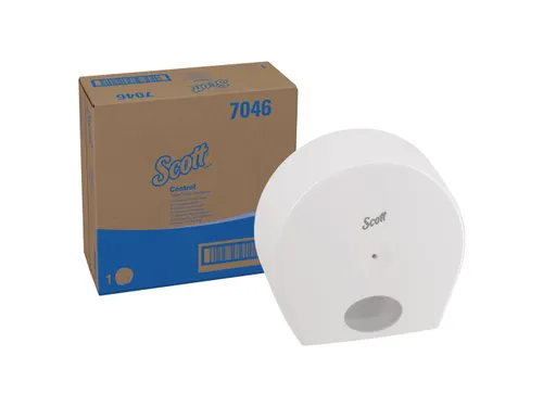 Scott 7046 CONTROL toilettissue dispenser centrefeed Jumbo Wit