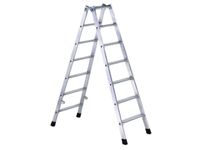 Boktrap Aluminium L 1 61M 2X7Treden Dubbelzijdig