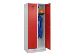 locker,HxBxD 1950x800x500mm,2vak,vak B 400mm,cil.-slot,sokkel