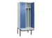 locker met bank,voor scheiding van kleding,HxBxD 2120x800x815mm,2vak