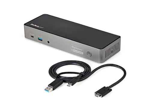 StarTech Hybride Dock Universeel USB-C USB-A Triple 4K HDMI DP 85W