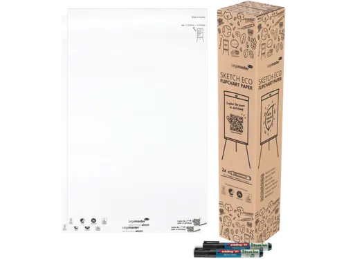 Legamaster SKETCH ECO Flipoverpapier 98x65cm Blanco 2x 50vel