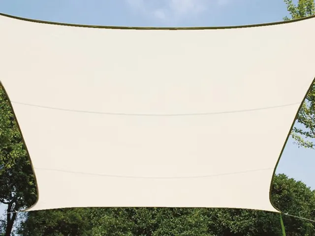 Zonnezeil Rechthoek 4x2,9m Crème