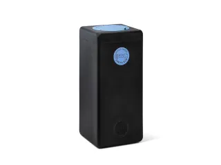 Afvalbak 90 liter, EarthBin zwart blauw - 1