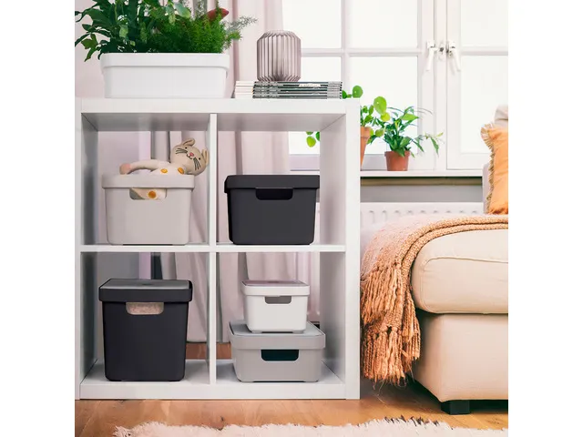 Sigma Home opbergbox 5L lichtgrijs - 25,2x17,5x12,2cm