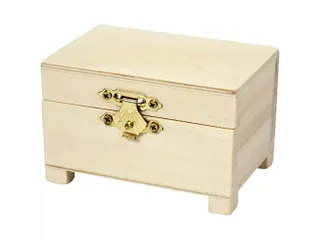 Schatkist Creativ Company 6x9x6cm hout - 1