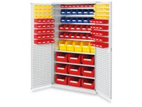Ruime Bakkenkast 1950x1130x590mm 124 Magazijnbakken Gesleufde/Geperf