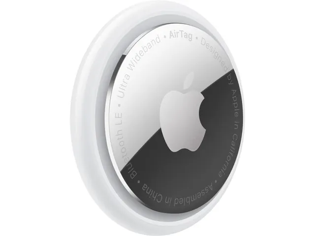 Apple AirTag Tracker Wit Zilver Bluetooth 4 stuks