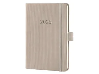 Weekagenda Conceptum A6 2026 (NL/FR/EN/DU) taupe Hardcover - 1