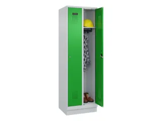 locker,HxBxD 1950x600x500mm,2vak,vak B 300mm,cil.-slot,sokkel - 1