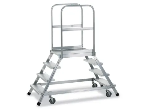 Bordestrap Aluminium Bordes 1440x 600x 800mm 2x6treden Aluminium