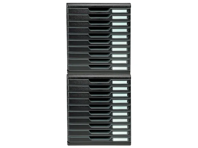 Ladenblok MODULO A4 10 laden Ecoblack Zwart