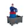 stapelbak,HxLxB 500x500x800mm,90l,PE,grijs,Wanden gesloten