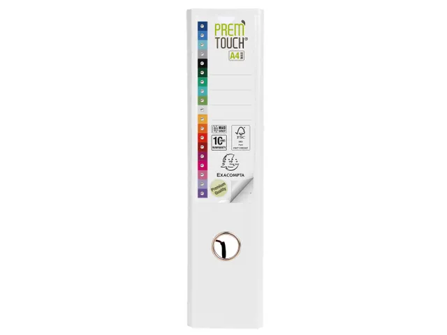 Ordner PP Prem'Touch A4maxi 80mm wit