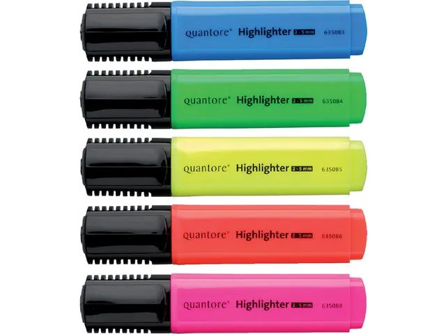 Quantore Markeerstift geel beitelpunt 2-5mm