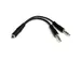 3,5mm 4-pins naar 2x 3-pins 3,5mm Headset Verloopkabel F/M