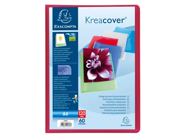 Protège-documents en polypropylène semi rigide Kreacover Chromaline