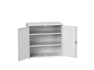 universele kast,HxBxD 1000x1050x550mm,2xStalen bodem,draaigrendelslot - 1