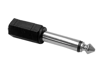 Vrouwelijke 3.5mm Mono Jack Naar Mannelijke 6.35mm Mono Jack - 1