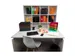Module de classement Big Box 4 tiroirs Black Office - Noir/arlequin