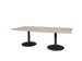 Table De Réunion Linesto Hauteur Fixe 240x120cm Hav/ceris - Noir