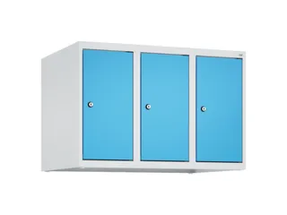 opzetkast,v. locker,3vak.,vak B 250mm,HxBxD 500x750x500mm,vleugeldeur - 1