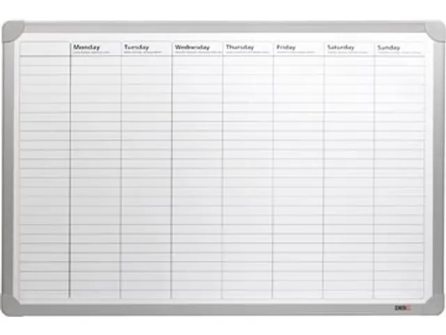 Magnetische Weekplanner 60x90cm