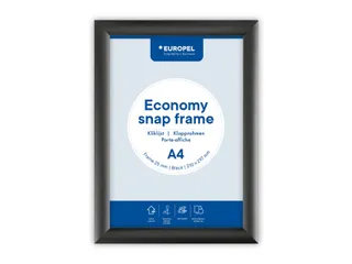 Kliklijst Europel Economy A4 25mm Zwart Easy-click - 1