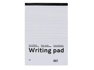 Schrijfblok Qbasic A4 lijn 160blz 60gr - 1