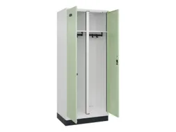 locker voor scheiding van kleding,HxBxD 1950x800x500mm,2vak
