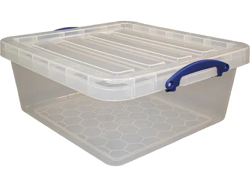 Opbergdoos 31.5 Liter Transparant Stapelbaar