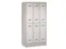 dubbeldekse locker,HxBxD 1850x900x500mm,3x2vak.,RAL7035,front RAL7035