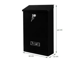 Brievenbus BRASQ PB100 Basic wand zwart - 4