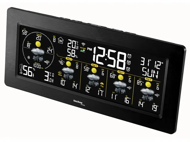 Weerstation Technoline WD 3050 232x100x42mm zwart met 1 buitensensor