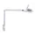 Loeplamp LED MAULsource Dimbaar met tafelklem Wit