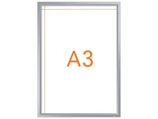 Kliklijst Nobo Impression Pro A3 zilver - 2