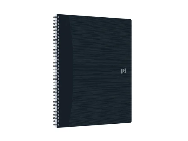 Cahier spirale Oxford Origin A4 + carreau 5mm 70 feuilles noir