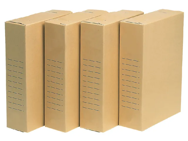 Archiefdoos Quantore A4 230x80x320mm Bruin