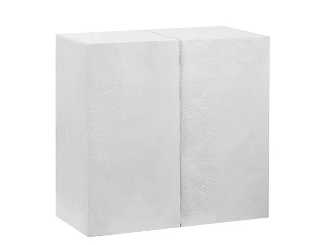 Servet wit 40x40cm 1/8 vouw BF cellulose 2 laags 2000 stuks