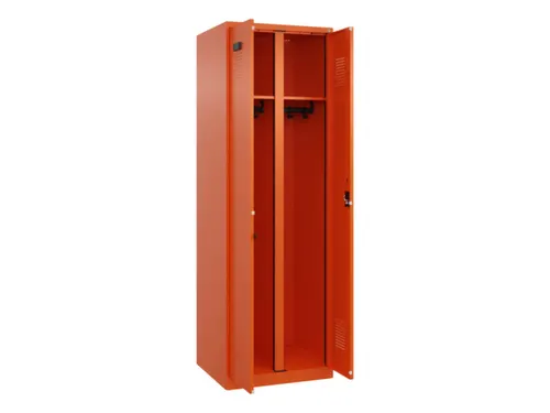 locker voor scheiding van kleding,HxBxD 1850x600x500mm,2vak