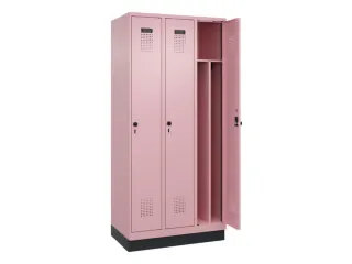 locker voor scheiding van kleding,HxBxD 1950x900x500mm,3vak - 1