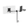 Monitorarm Durable met klem voor 1 scherm en 1 tablet