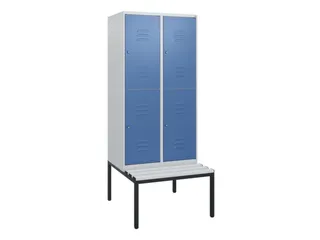 Dubbeldekse dekenkist,HxBxD 1950x800x815mm,2x2vak.,vak B 400mm - 1
