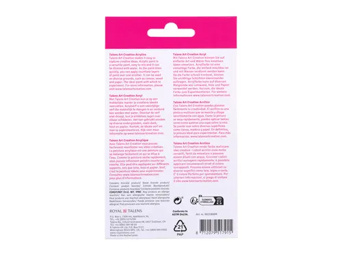 Acrylverf Talens Art Creation assorti 8 tubes à 12ml